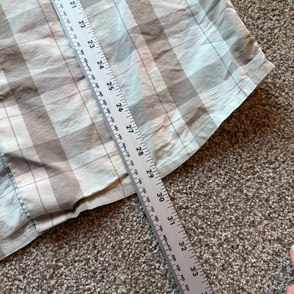 ARC'TERYX MENS SHORT SLEEVE CHECKERED BUTTON DOWN SHIRT MENS LARGE - Picture 7 of 8